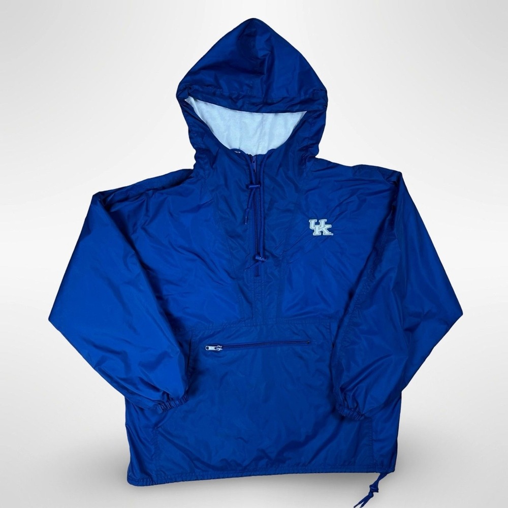 University of Kentucky Wildcats‎ Wind Breaker Rain Coat Jacket Hoodie Sz XL